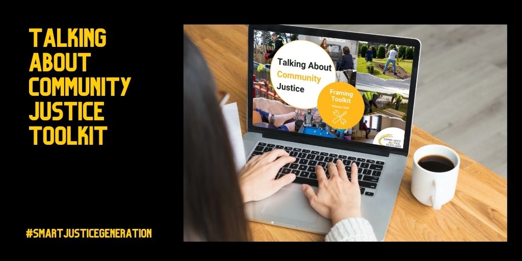 woman looking at framing toolkit on laptop