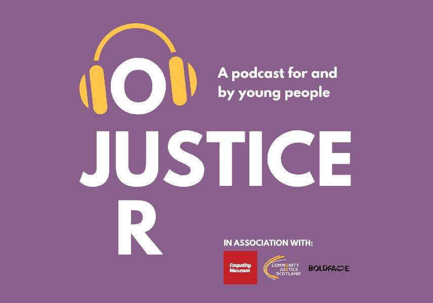 Our Justice Podcast Logo